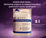 STUDIO HAND DEZIN + ( Alkoholowy preparat do dezynfekcji rąk) 